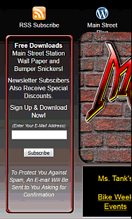 design Biker Theme Nightclub CTA Animation
